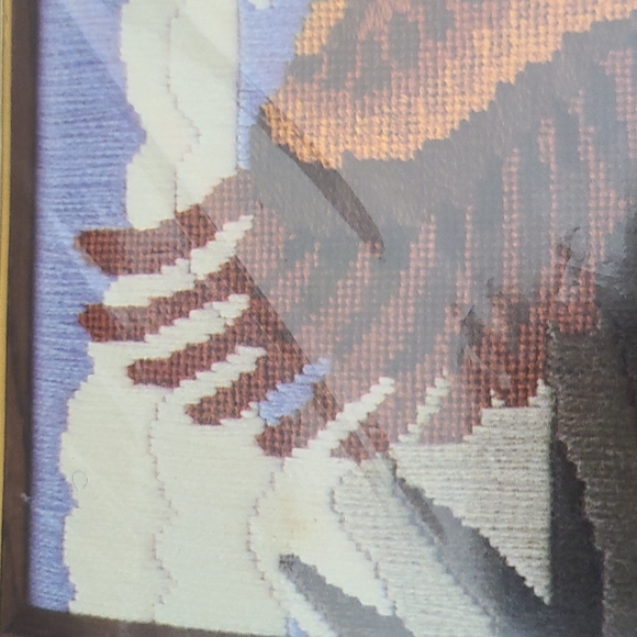 Noble Eagle crewel embroidery kit with Persian wool yarn.  By Creative Circle - Picture 9 of 13